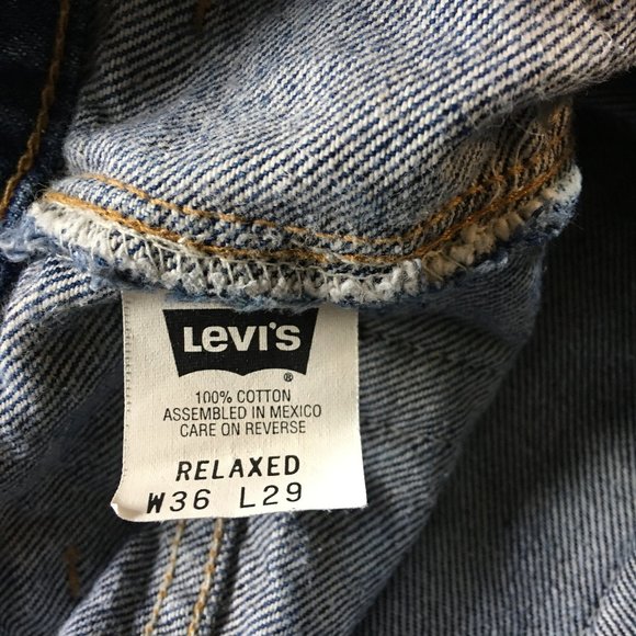 Vintage LEVI'S Orange Tab Relaxed Fit 540 W36 L29 - Picture 6 of 7